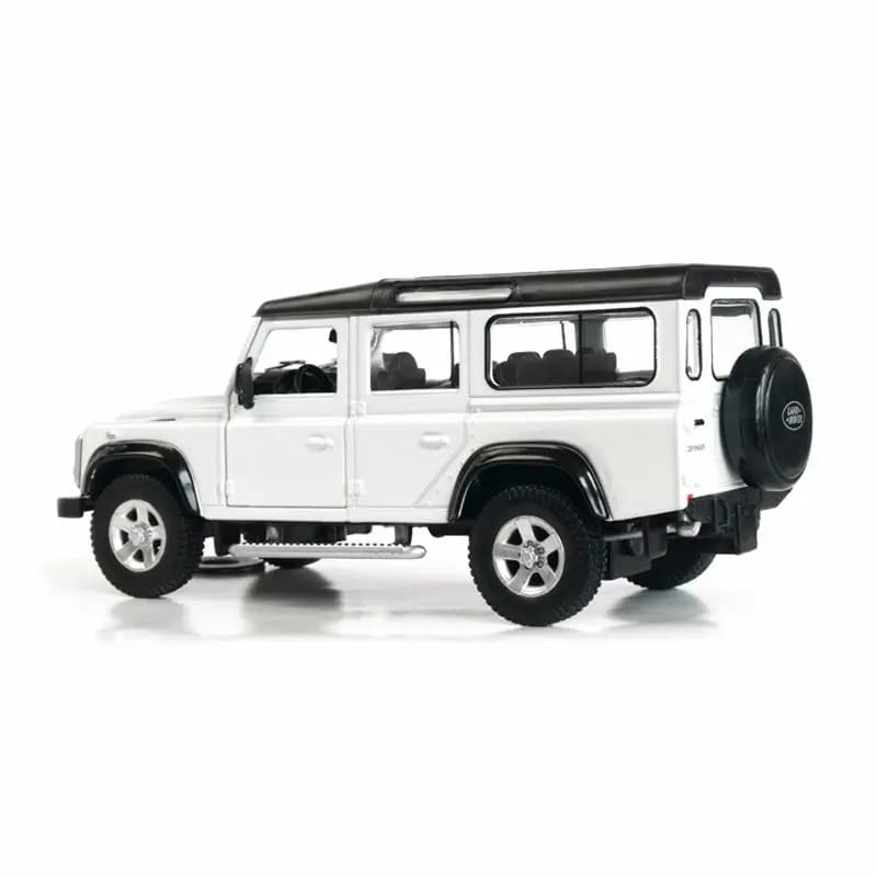 Image of Alloy Car Model Diecasts Metal Toy with Sound /Light /Pull-Back Off-Road Vehicles Car Model Collection Kids Toys Gift Multicolor Pack of 1 (Defender White)