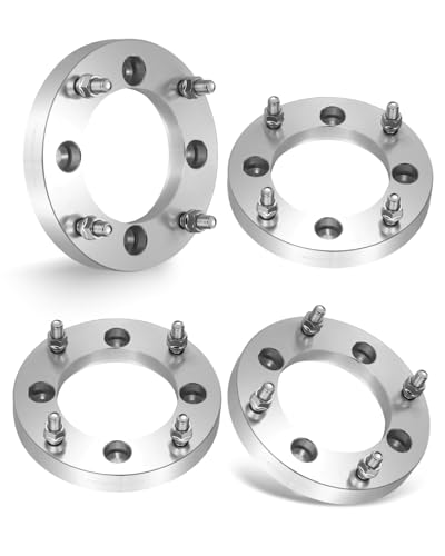 EVIL ENERGY 4x137 to 4x156 Wheel Adapters Compatible with EZGO EZ GO Golf Cart Club Car ATV 1 inch Lug Centric 4 pcs Wheel Spacers with 110 Hub Bore M12x1.5 Stud Not Hubcentric Silver