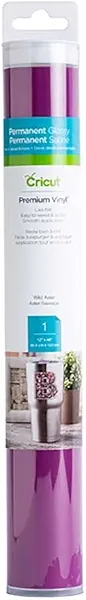 Cricut Premium Permanent Vinyl, Wild Aster - 4ft Roll (12'x48') - Compatible with Maker & Explore Machines, Long Lasting, UV & Water-Resistant, Indoor + Outdoor Projects