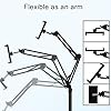 SAMHOUSING Universal Adjustable 360 Degree Rotating Metal Tablet Stand for iPad/iPhoneX/iPad Pro or Other 4.5-12.9 Inch Devices (Black) #5