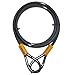 Kabel bezpieczeństwa do zamka rowerowego z podwójną pętlą do wyboru długości – grubość 10 mm – 2500 mm / 3000 mm / 4600 mm / 9300 mm (2500 mm)