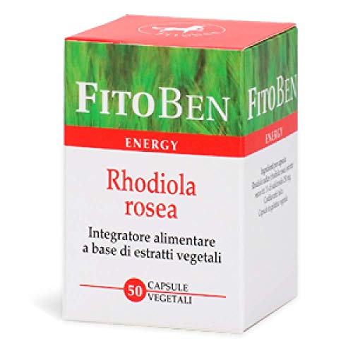 Rhodiola rosea Integratore alimentare naturale tonico adattogeno per la stanchezza psicofisica 50 cps