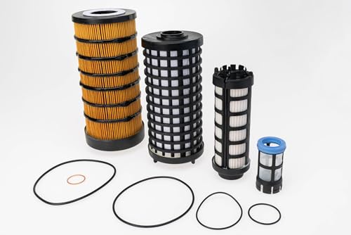 Baldwin BK6098 Filter Service Kit for Detroit Diesel DD13, DD15, DD16 | Complete PM Set (Oil & Fuel Kit) | Replaces A0000904251 & A4721800509, Donaldson P559646 | Fits Freightliner & Weste...
