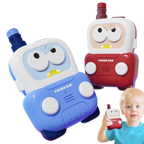 Cushangty Walkie Talkies para niños,Walkie Talkies para niños - Juguete Walkie Talkies de Mano | Walky Talky Familiar para Adultos y niños, Juguete Divertido para Acampar al Aire Libre, Juguetes para