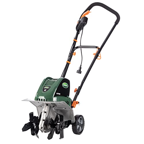 Image of Scotts Outdoor Power Tools TC70001S Electric Tiller, 11-Inch, 8.5-Amp, Green