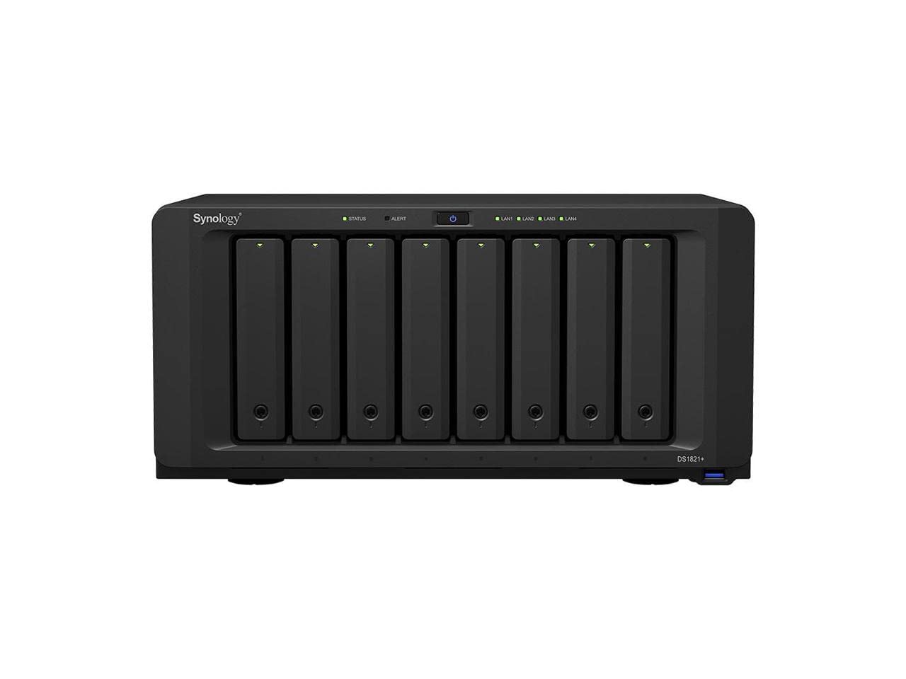 DiskStation DS1825+ with 32GB DDR4 Memory – 128TB (8x16TB) NAS Server(Ryzen V1500B, 500GB X 2 – R&W NVMe SSD, Intel X550T2 Dual 10G RJ45 LAN Included) – 8 Bay
