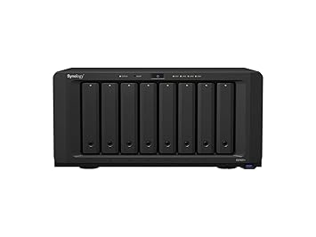 VERGEENO DiskStation DS1821+ with 32GB DDR4 Memory - 160TB (8x20TB) NAS Server(Ryzen V1500B, 500GB X 2 - R&W NVMe SSD, Intel X550T2 Dual 10G RJ45 LAN Included) - 8 Bay