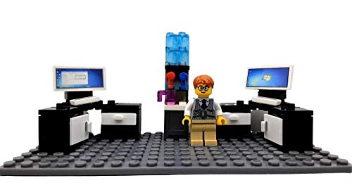 Inc Building Bricks Businessman Lawyer Office Setup Premium