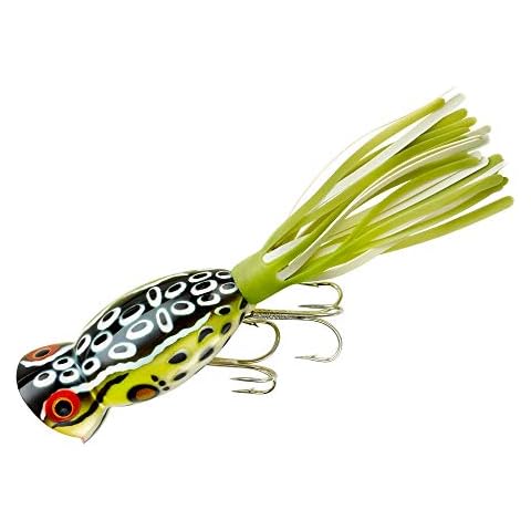 Arbogast Hula Popper Fishing Lure - Cricket Frog Cover