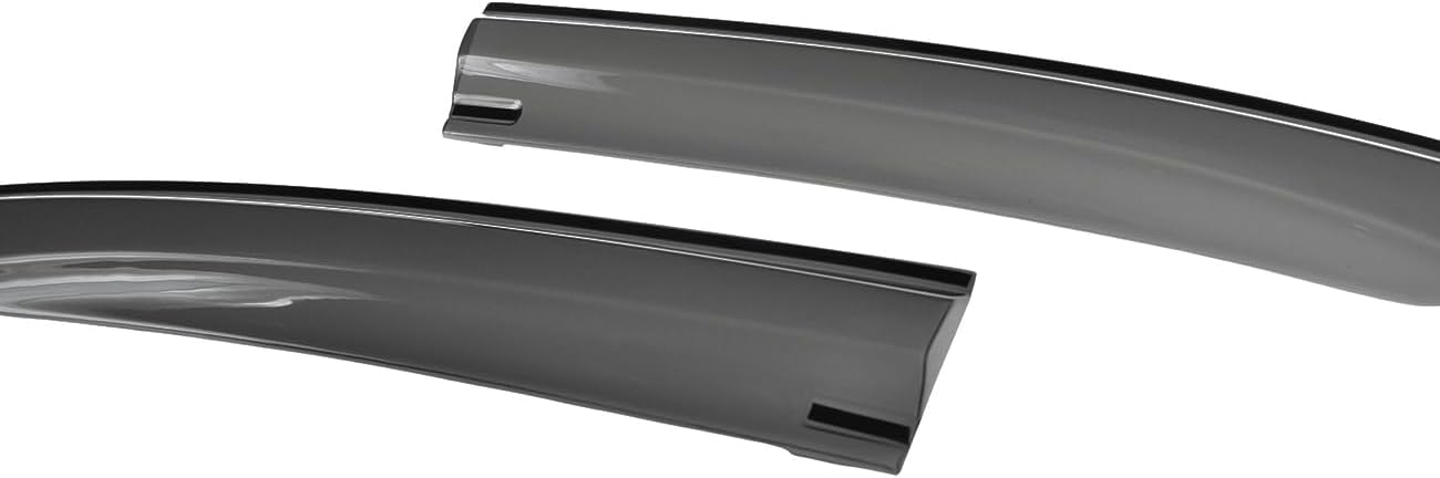 for 2013-2017 Honda Accord 4Dr Sedan | EOS Visors JDM Mugen Style Smoke Tinted Side Vents Window Rain Guard Deflectors