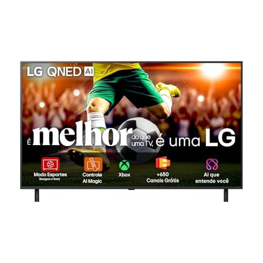 Smart TV 4K 65" LG QNED 65QNED80 Processador α7 AI Ger8 Super Slim Design Local Dimming Alexa Integrado WebOS 25