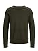Produktbild JACK & JONES Herren Strickpullover Melange MOlive Night