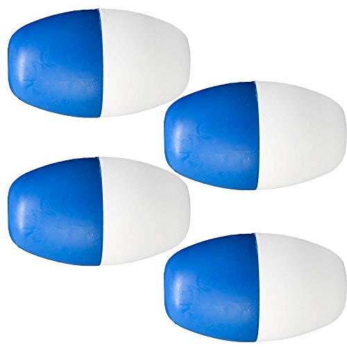 4 Pentair R181016 Rainbow Swimming Pool Oval Safety Floats 3" x 5" for 1/2" Rope