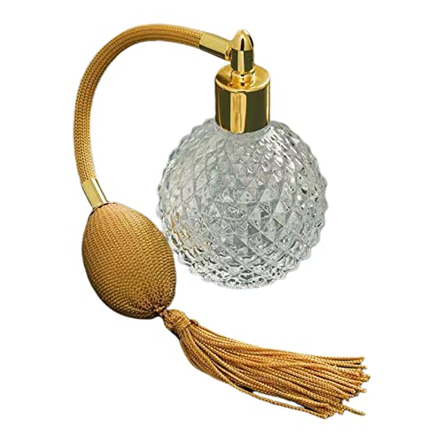 predolo Frasco de perfume de cristal transparente recarregável, frascos de vidro, ferramenta de maqu