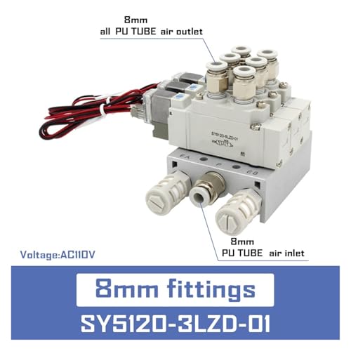SY5120-5LZD-01 valve unique à commande électronique SMC 8mm