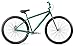 Mongoose Hooligan AL Adult BMX bike, 29x3-Inch Wheels, Lightweight Aluminum Frame, Single Speed, Disc Brakes, Green