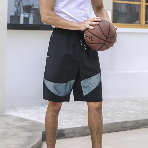 Men's Swim Trunks Quick Dry 9 Inch Beach Bathing Suit Athletic Gym Swimming Board Shorts2