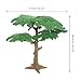 NUOBESTY Realistic Model Trees, 3Pcs Miniature Cypress Trees with Hand-Assembled Leaves for HO Scale Train Scenery, Diorama Supplies, Architecture Models, DIY Crafts, Landscape Scene Decoration
