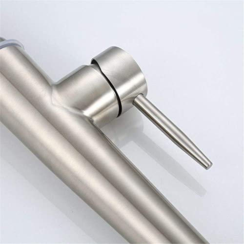 Robinet de cuisine 304 en acier inoxydable brossé pour évier durable - 6