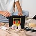 VKKOEWL Germany German Football Soccer Flag Makeup Bags Large Capacity Travel Makeup Pouch Zipper Cosmetic Bag For Women