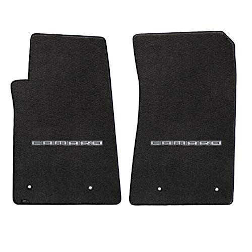 Lloyd Mats Heavy Duty Carpeted Floor Mats for Chevy Camaro Mats 2010-2015 (Charcoal, Front Mats - Camaro)