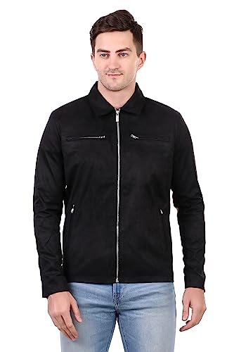 Image of Leather Retail Men's Suede Faux Leather Jacket