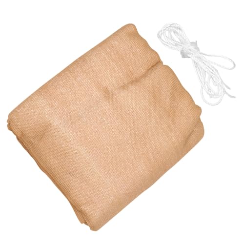 JOINPAYA Toldo Sombra Al Aire Tela Solar para Exteriores Vela De Sombra Triangular Sombrilla De Vela Sombra De Tela De Vela Malla De Sombreo Patio Paño De Sol Beige Hdpe