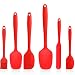 Produktbild Idasuho Silicone Spatula Set, Spatel-Küchenutensilien, hitzebeständige Antihaft-Silikon-Küchenutensilien, Silikonspatel für Küche Backen, Kochen und Mischen 6-teiliges Set - Rot