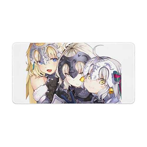 マウスパッド FGO ジャンヌ マシュ マーリン メディア 凛 ネロ 多機能 デスクパット 大型 ラップトップマット Pcマット デュアル使用 デスクライティングマット パソコンマット ノートパソコンマット 防水 滑り止め ゲーミング オフィス 耐久性 作