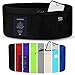 Stashbandz Unisex Travel Money Belt, Running Belt, Fanny and Waist Pack, 4 Large Security Pockets and Zipper, Fits Phones Passport and More, Extra Wide Spandex
