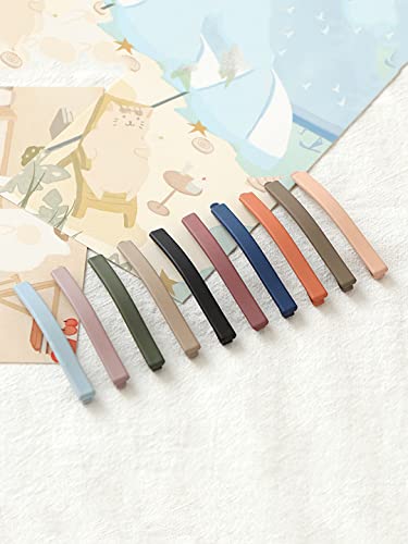 10 Pcs Matte Finish Hair Clips for Accessories