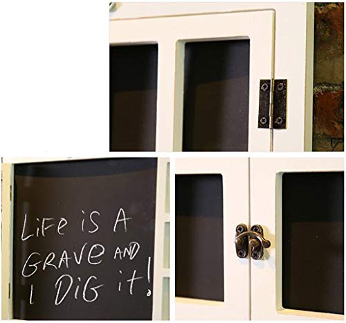Estante de almacenamiento de pared creativo con fondo de pizarra MU