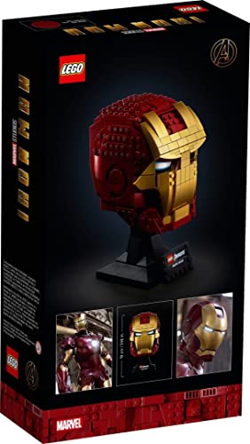 Super Heroes Casco di Iron Man, Set di Costruzioni per Adulti e per i Fan Marvel Avengers, Dettagli Realistici, 76165 - Lego - Immagine 2