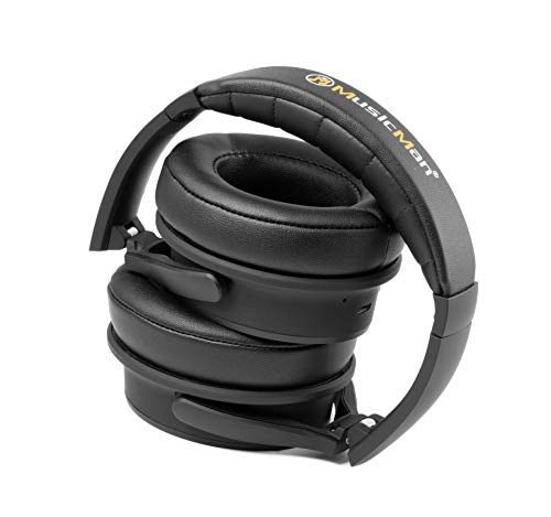 MusicMan Active Noise Cancellation Bluetooth Overear Kopfhörer Kabellos BT-X43 - Stereo-Kopfhörer mit ANC… - Image 4