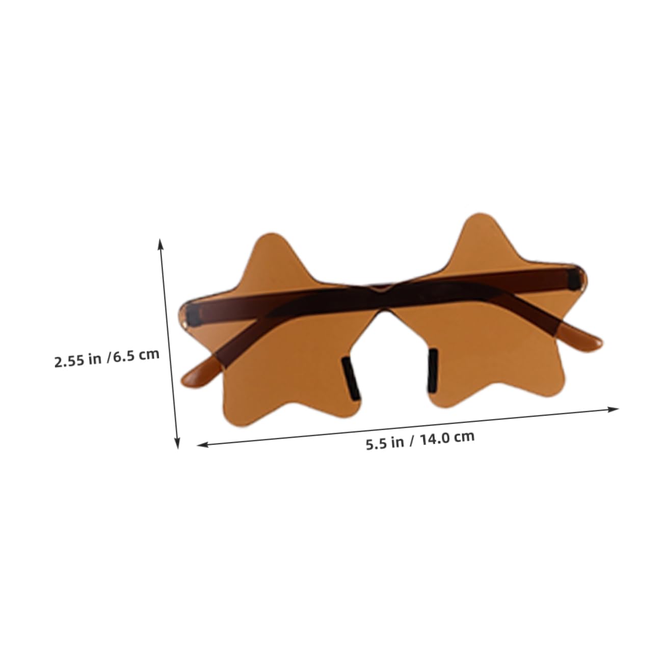 BESTYASH 60 Sztuk Pentagram Okulary Przeciwsłoneczne Festiwal Okulary Gwiazda Okulary Przeciwsłoneczne Prop Stylowe Party Okulary Gwiazda