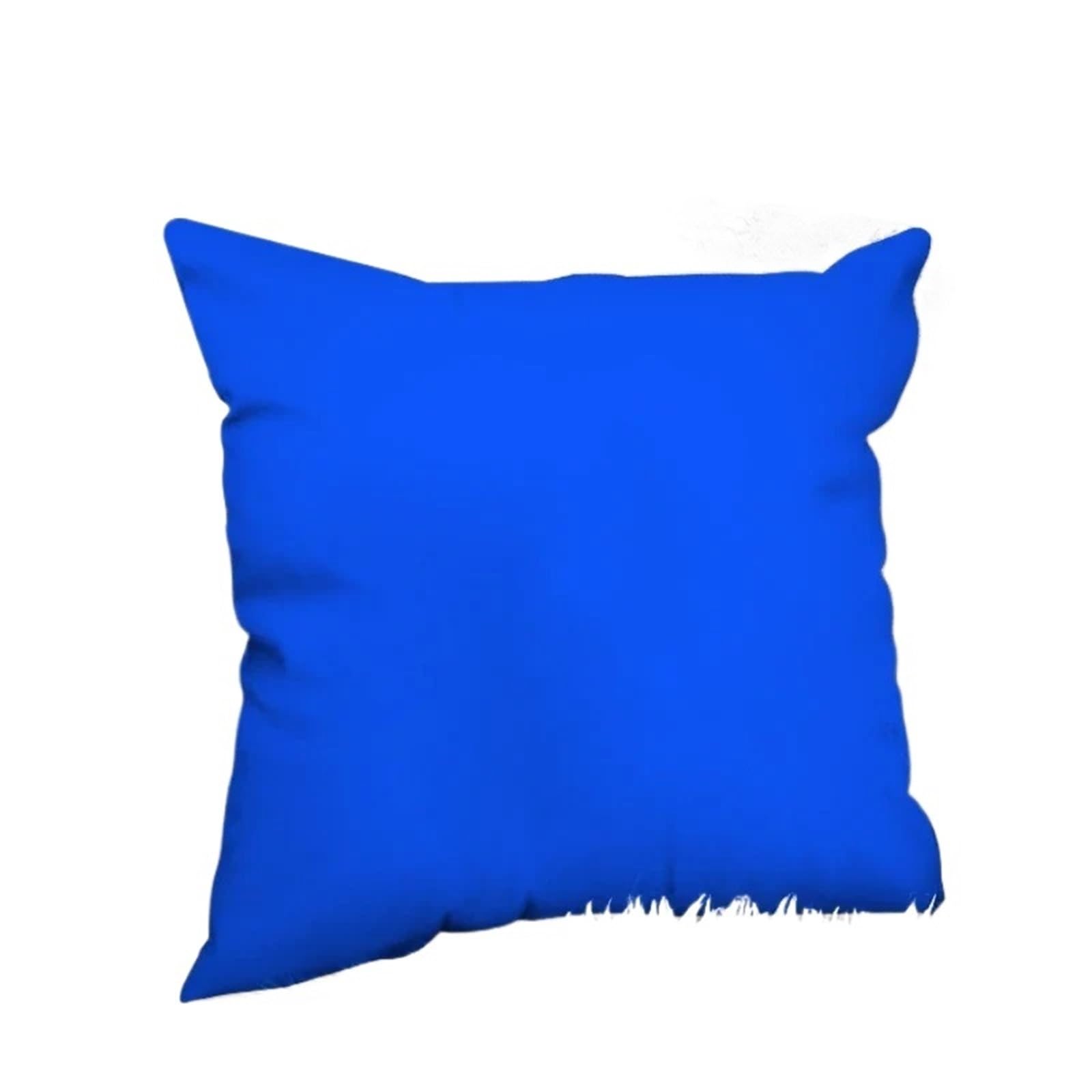 SHBHWS Solid Color Pillowcase Silk Pillowcases For Pillows 45x45 Pillow Cases Decorative Fall Decor Cushion Cover 40x40cm For Living Room Sofa(Blue,40x40cm)