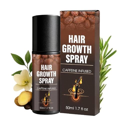 Spray para el crecimiento del cabello, acondicionador natural con 50 ml – Spray para el crecimiento del cabello, para volumen, cuidado del cuero cabelludo, suministro de nutrientes, engrosamiento del