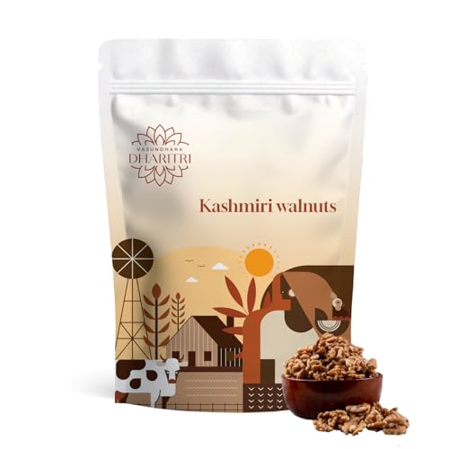 Image of VASUNDHARA DHARITRI Kashmiri Walnuts Without Shells, 250g