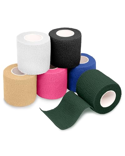 Image of FriCARE Self Adhesive Bandage Wrap, Medical Tape in First Aid Kit