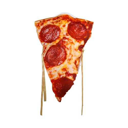 Générique Déguisements de Pizza | Tenue Alimentaire Drôle pour Cosplay | Déguisement de Part de Pizza pour Halloween,Pour Fête Déguisée Carnaval Jeu de Rôle Couple Adulte Anniversaire Noël Extérieur