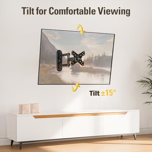 image for Mounting Dream UL Listed Full Motion Monitor Wall Mount TV Bracket for