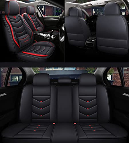 Housse de siège voiture universelle étanche noire et blanche pour Lexus RX450 - 5