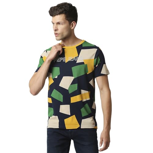 Image of Pepe Jeans Men's Printed Fitted T-Shirt