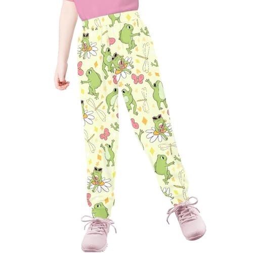 Ystardream Cute Sweatpants for Girls Joggers Pants with Pocket for Student School Sports