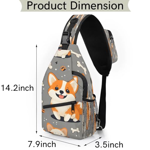 Bolso tipo sling unisex para senderismo y viajes miniatura 2