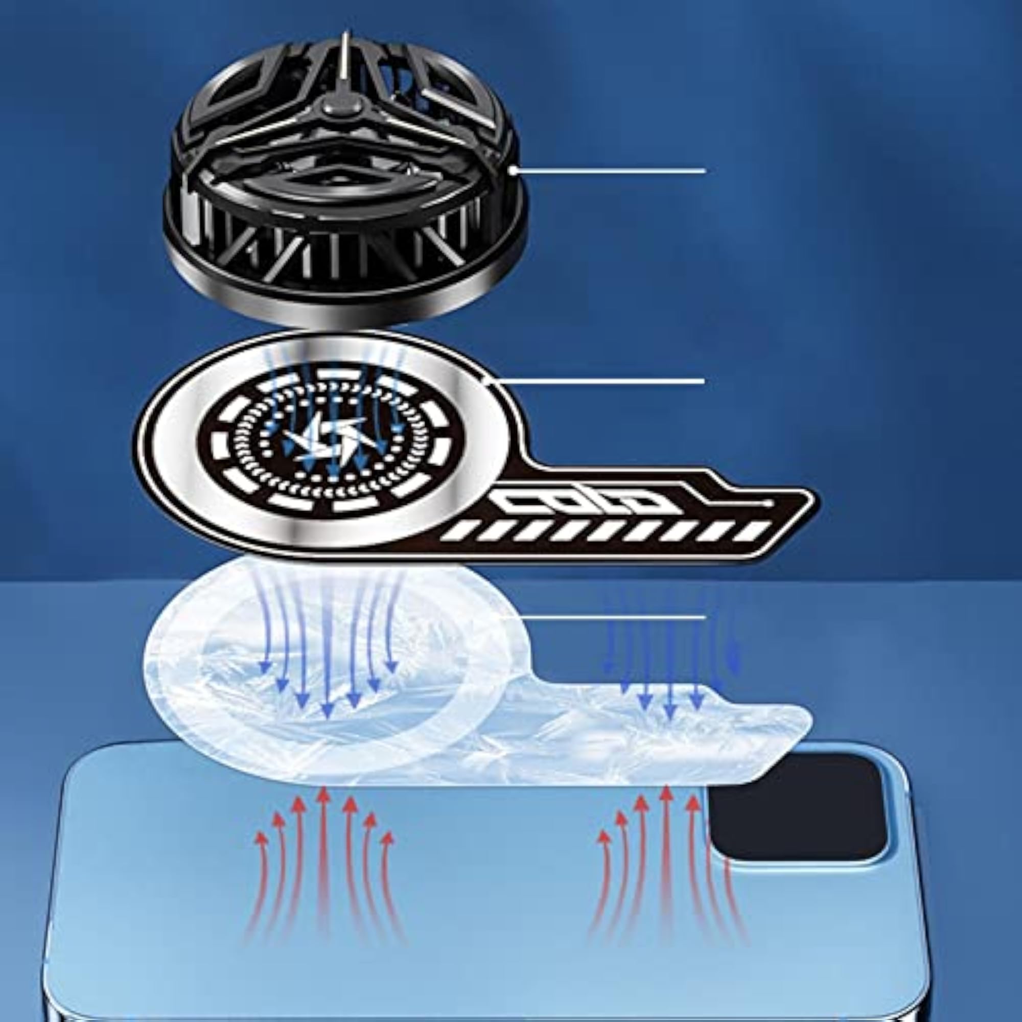 Universal Phone Cooler Pad Heatsink Cooling Holder
