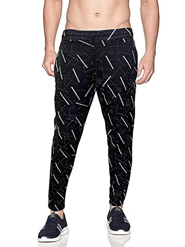 Image of AVOLT Men Slim Fit Lycra Blend Track Pants