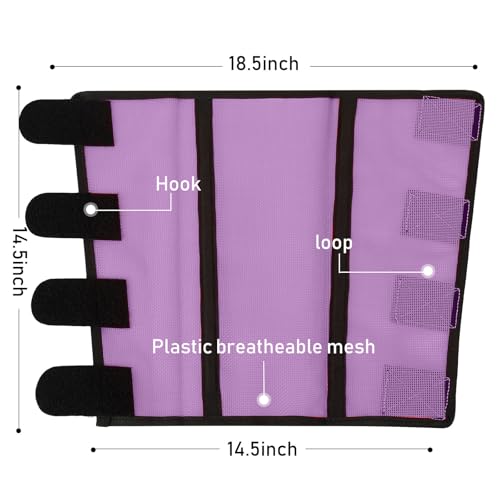 Image of Jexine Set of 8 Mesh Fly Boots for Horse Loose Fitting Non Slip Breathable Horse Fly Leggings Protective Reduces Stress Leg Fatigue Wraps for Preventing Flies Mosquitoes Bite