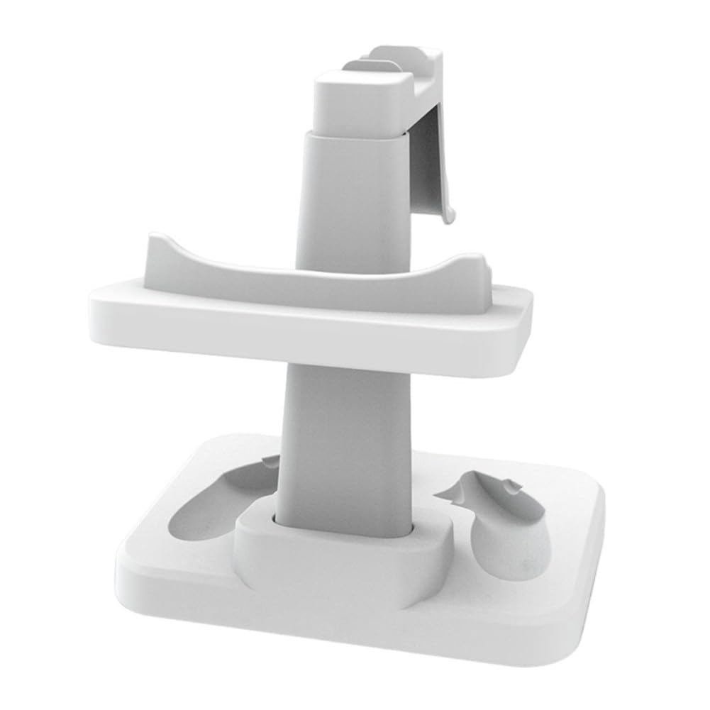 Soporte de exhibición VR 3/3S | Construcción ABS con controlador y soporte para auriculares | colgador de gafas AR | para compacto 27 x 17 x 2 cm | Negro
