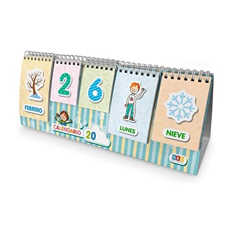 Calendario infantil interactivo para aprender días, meses, estaciones y clima Cover